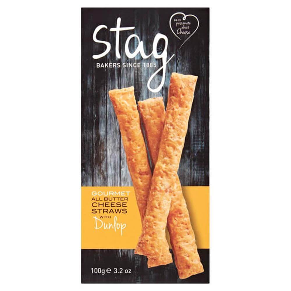 Stag Gourmet All Butter Cheese Straws with Dunlop 100g